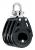 Блок Harken 57 мм 2604 трёхшкивный вертлюжный